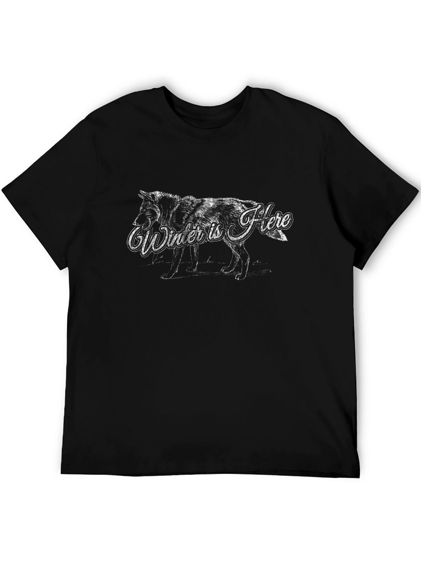 Winter Is Here Wolf T-Shirt