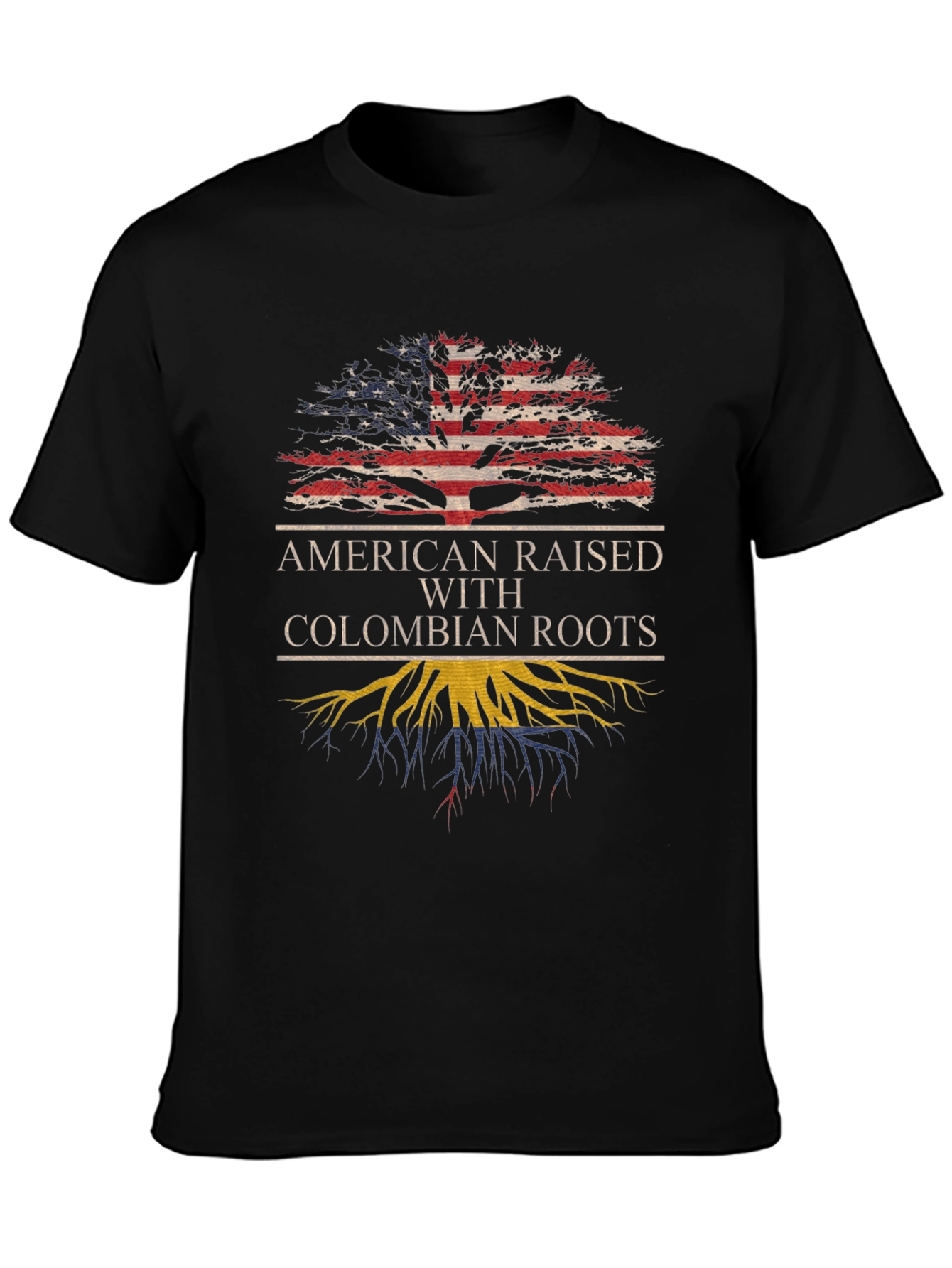 American Raised Colombian Roots T-Shirt