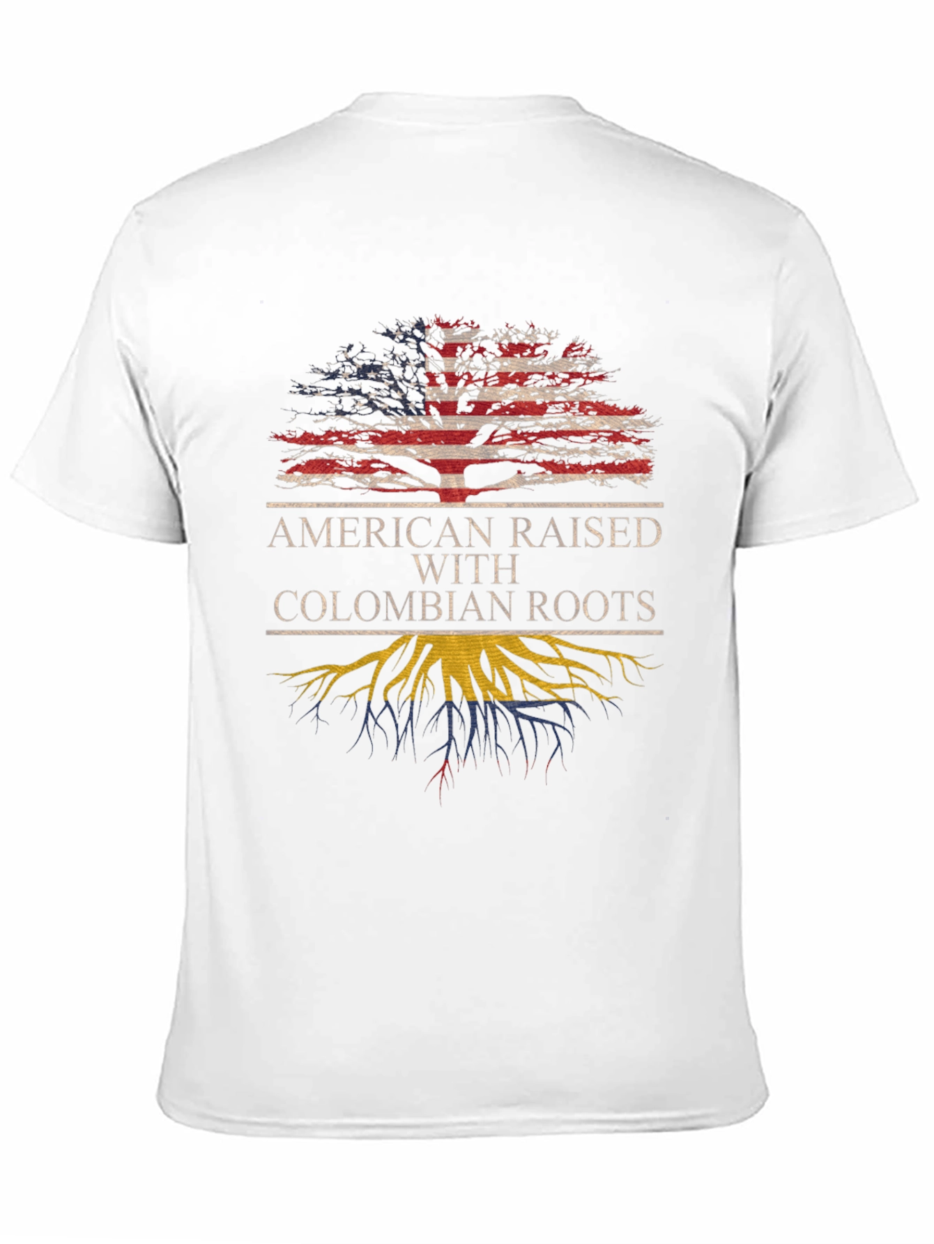 American Raised Colombian Roots T-Shirt