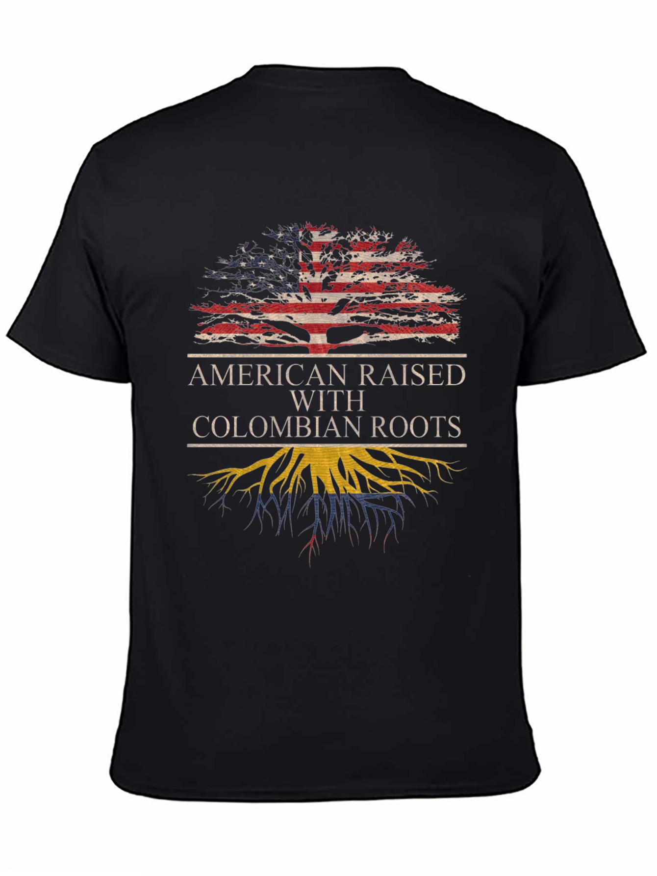 American Raised Colombian Roots T-Shirt
