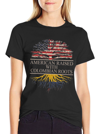 American Raised Colombian Roots T-Shirt