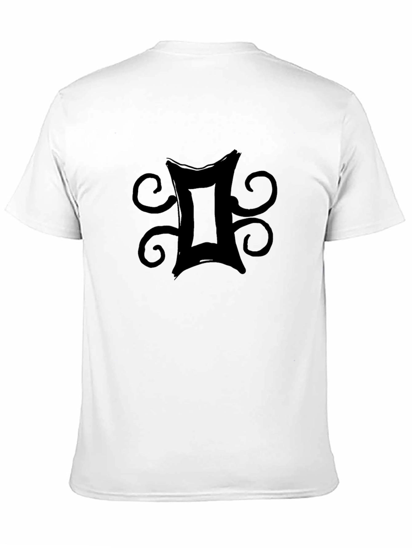 Symbol Graphic Tee - Black Crew Neck