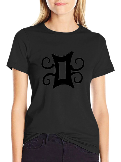 Symbol Graphic Tee - Black Crew Neck