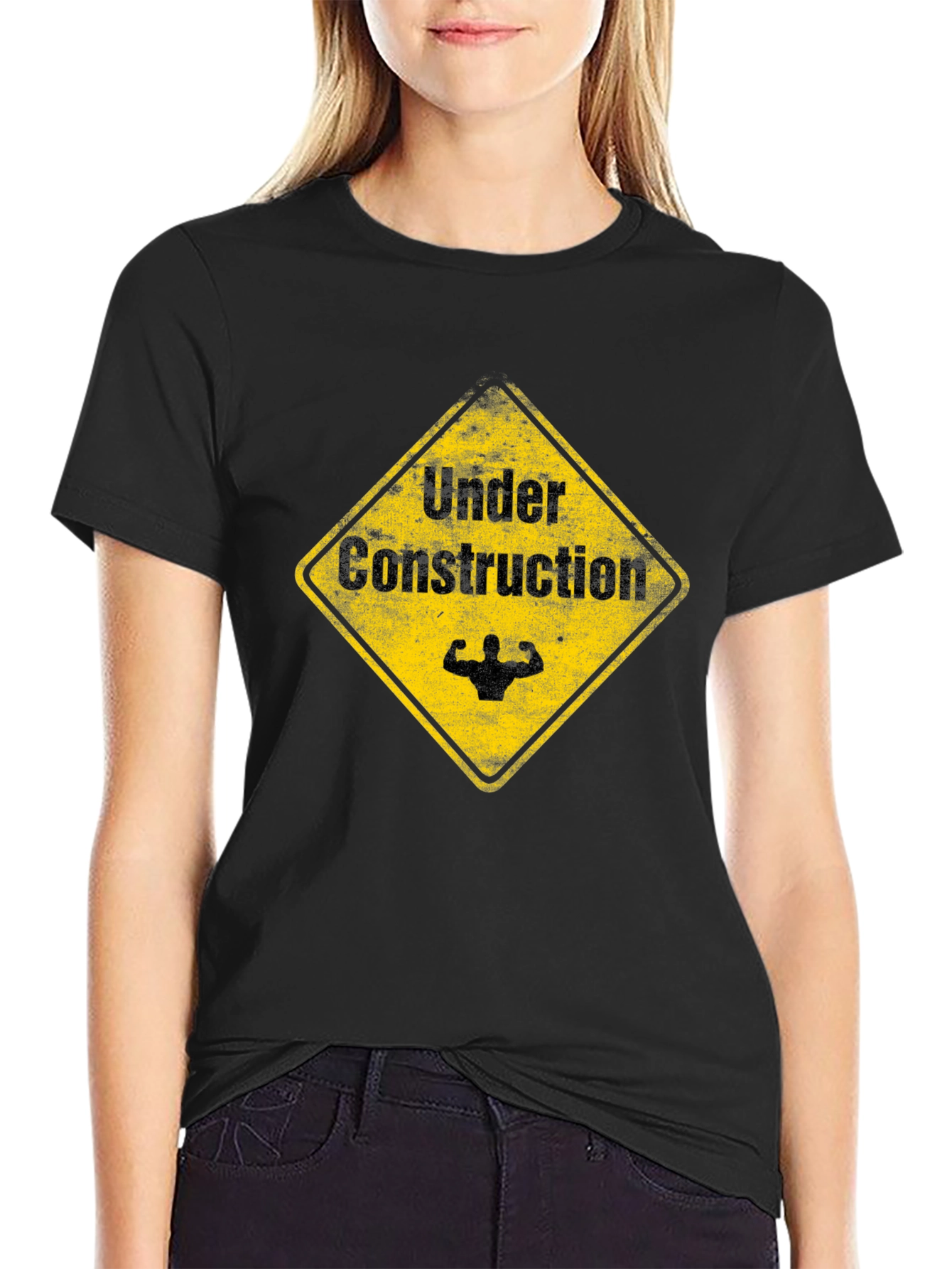 Under Construction Funny Gym T-Shirt