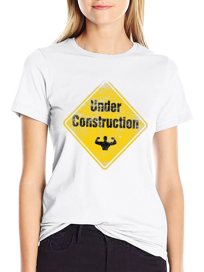 Under Construction Funny Gym T-Shirt