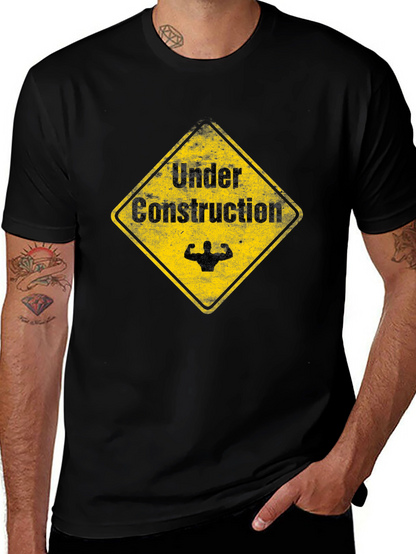 Under Construction Funny Gym T-Shirt