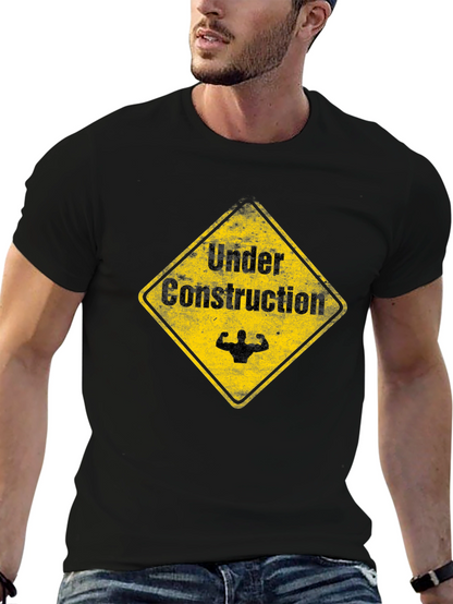 Under Construction Funny Gym T-Shirt