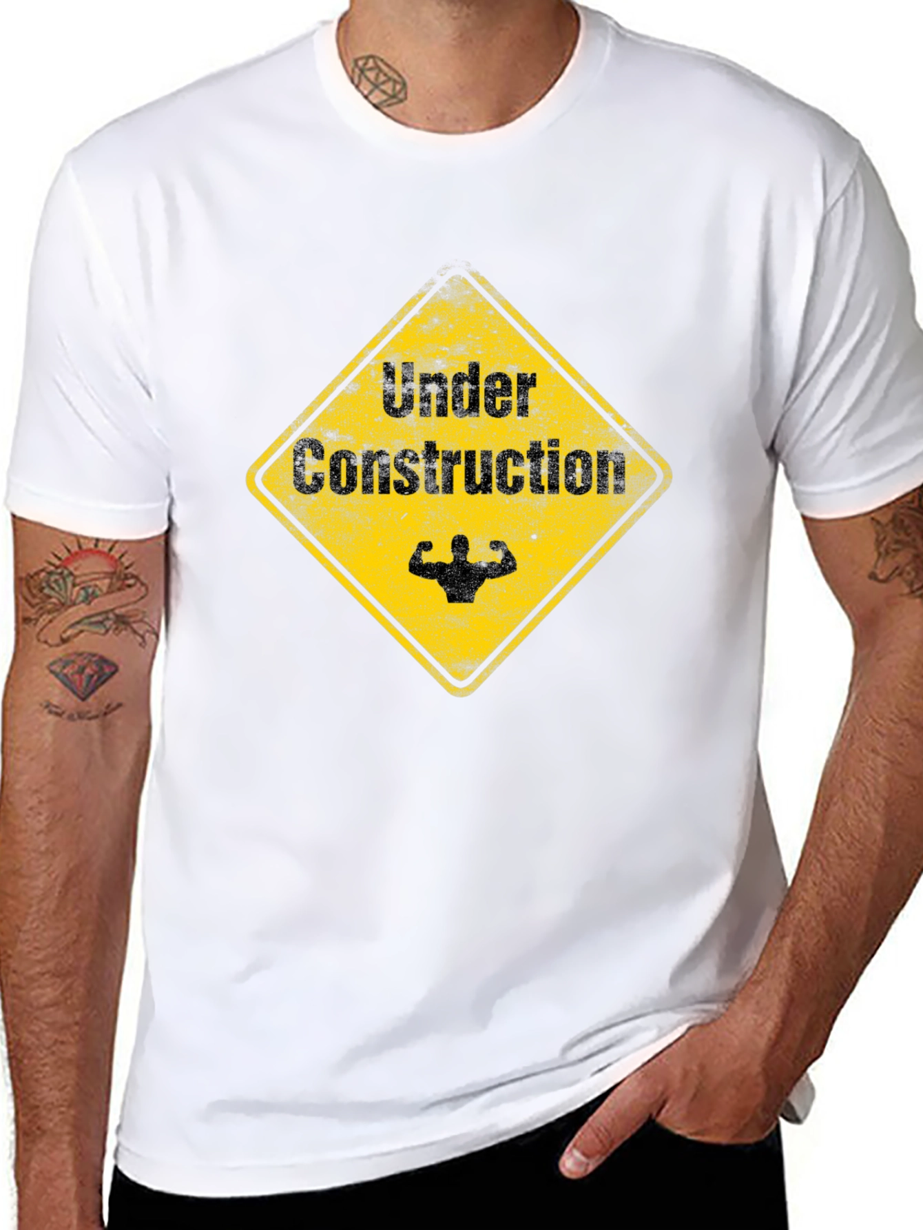 Under Construction Funny Gym T-Shirt