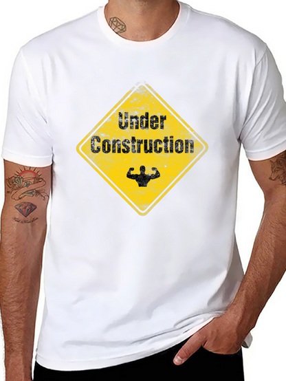 Under Construction Funny Gym T-Shirt