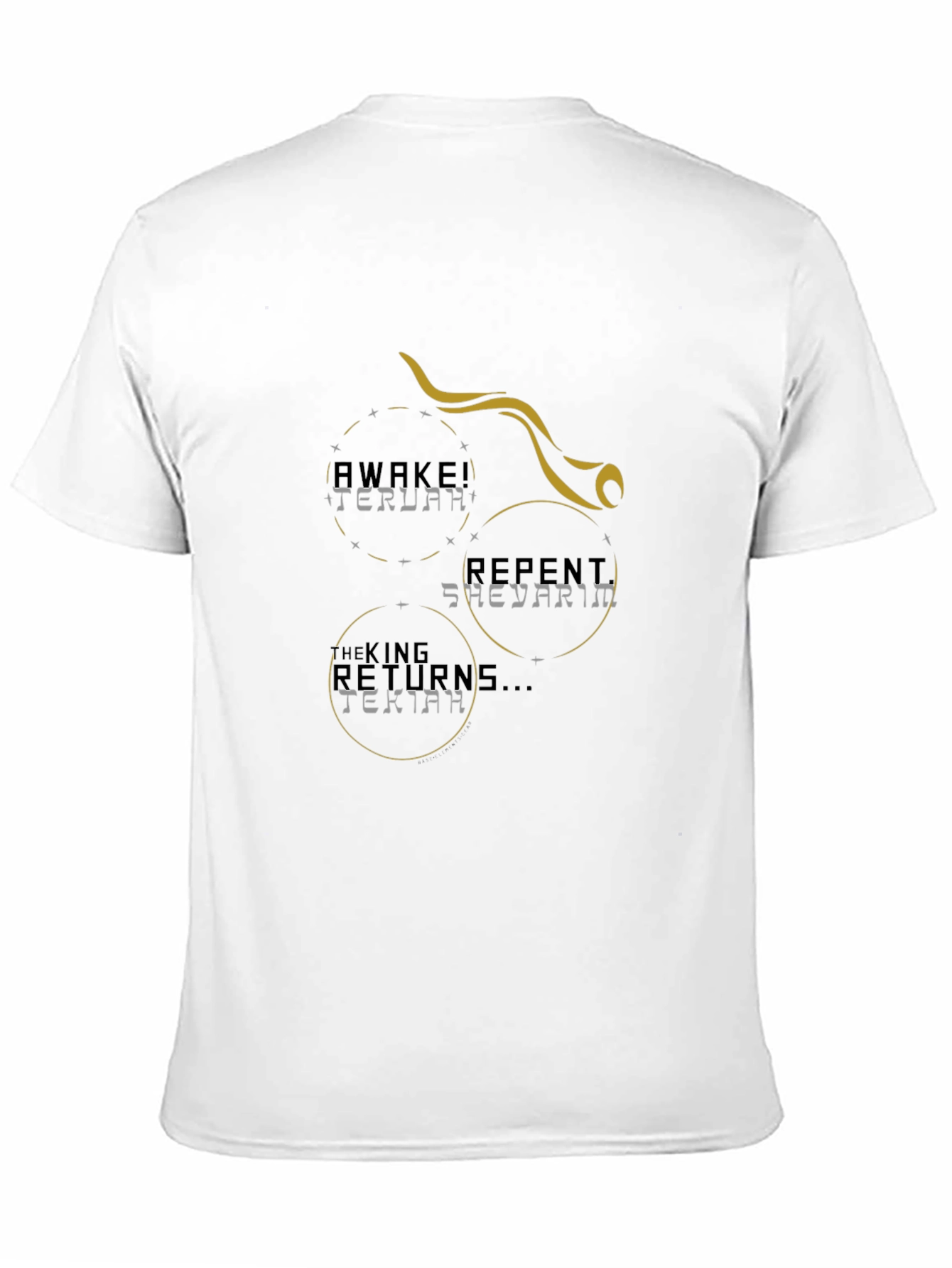 Awake! Teruah Graphic T-Shirt - Black