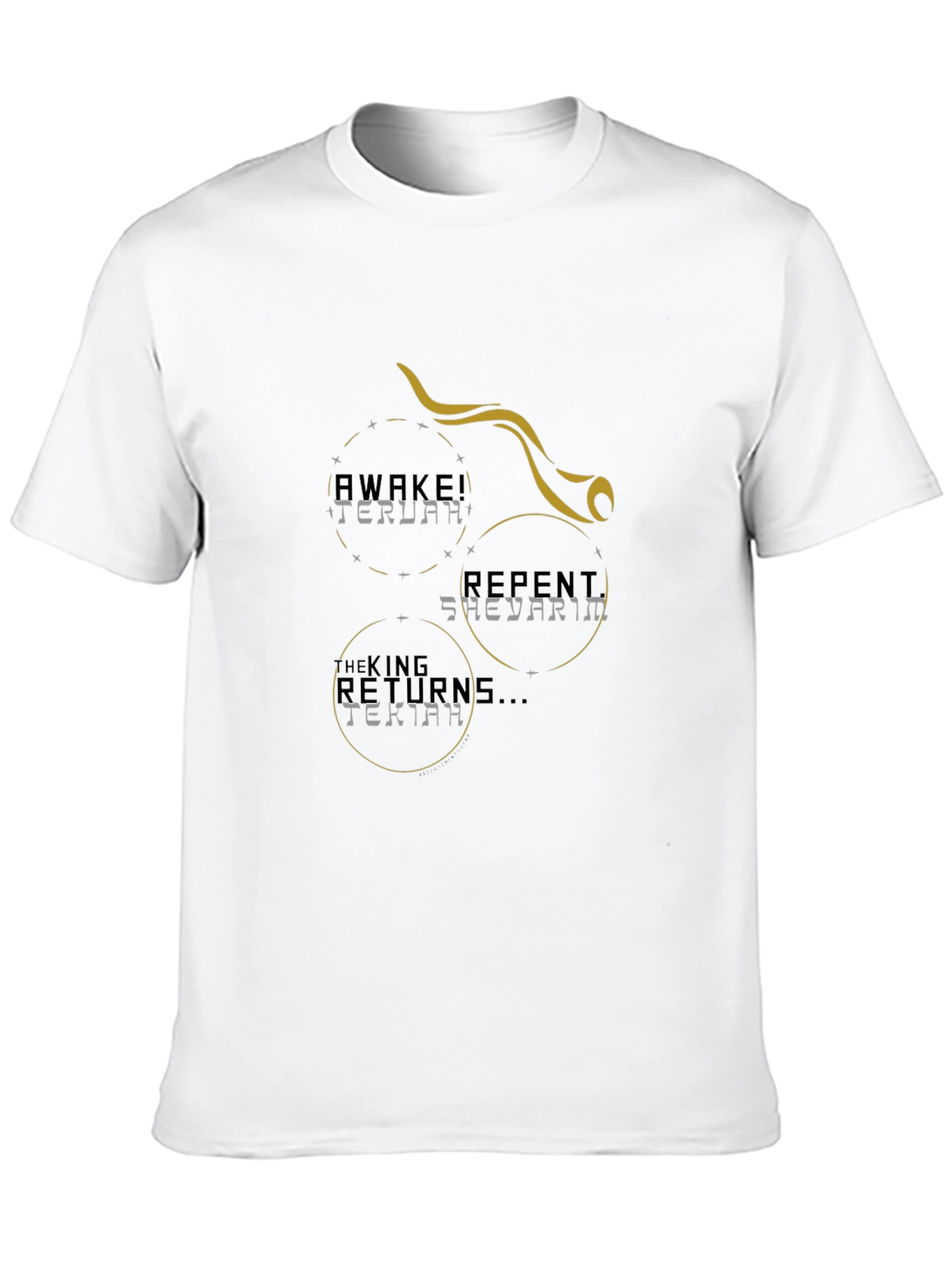 Awake! Teruah Graphic T-Shirt - Black