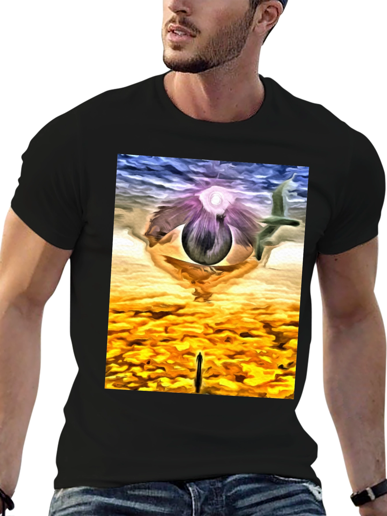 Surreal Eye Art Graphic T-Shirt