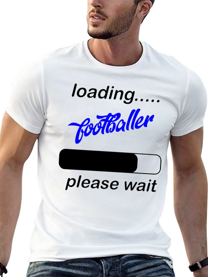 Loading Footballer T-Shirt Funny Sports Fan Tee