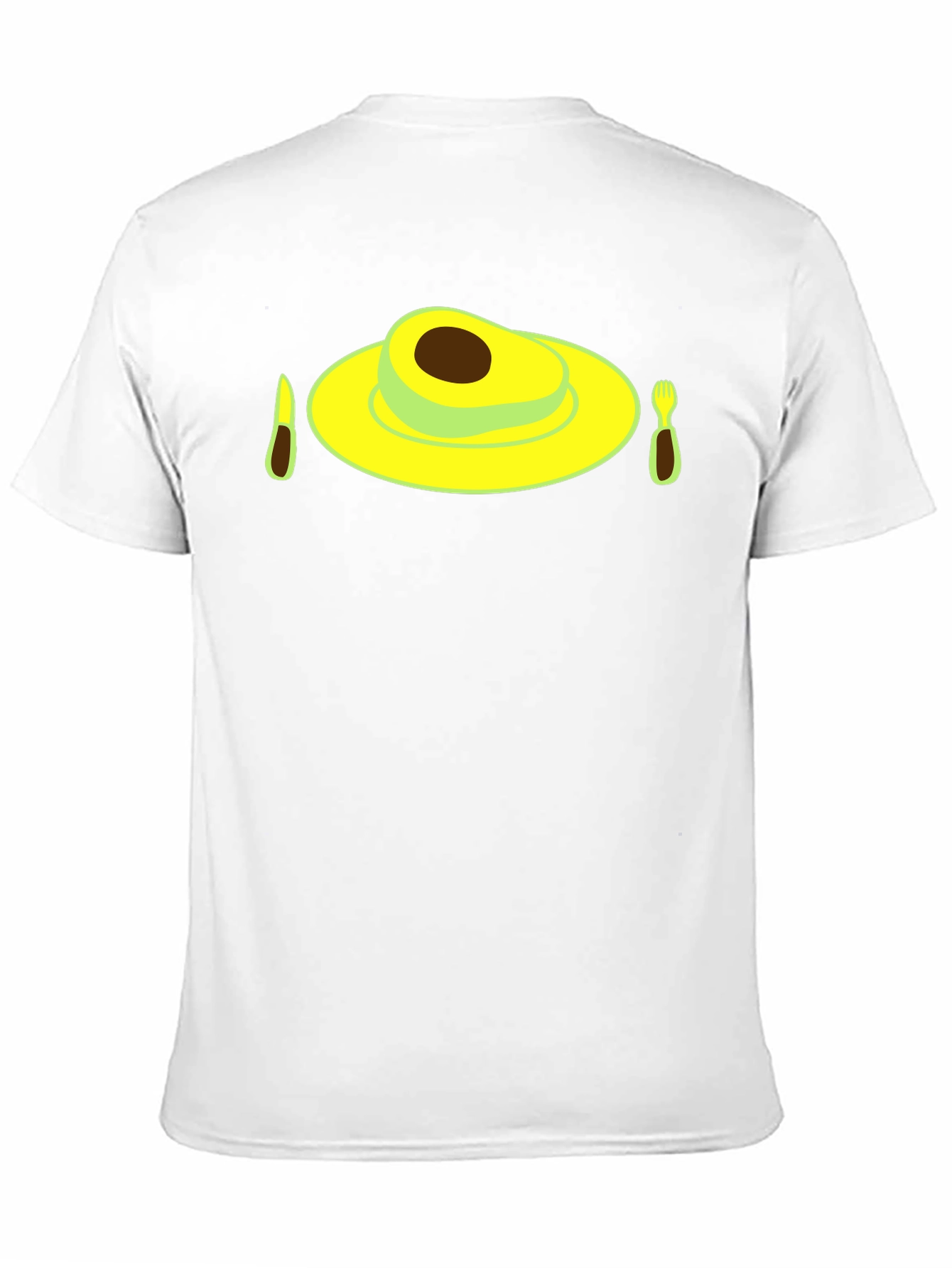 Avocado Breakfast Black T-Shirt - Novelty Graphic Tee
