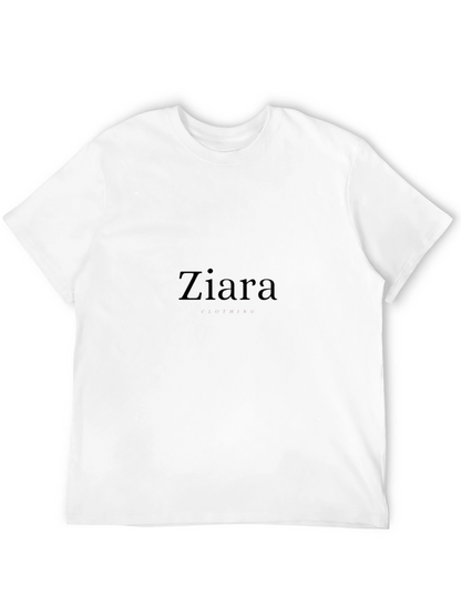 Ziara Graphic Print T-Shirt - Black