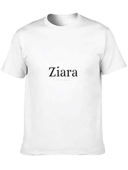 Ziara Graphic Print T-Shirt - Black