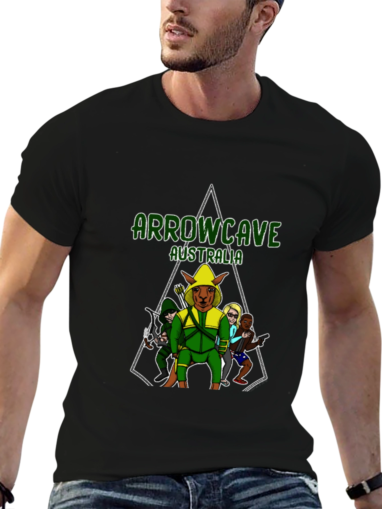 Arrowcave Australia T-Shirt - Novelty Graphic Tee