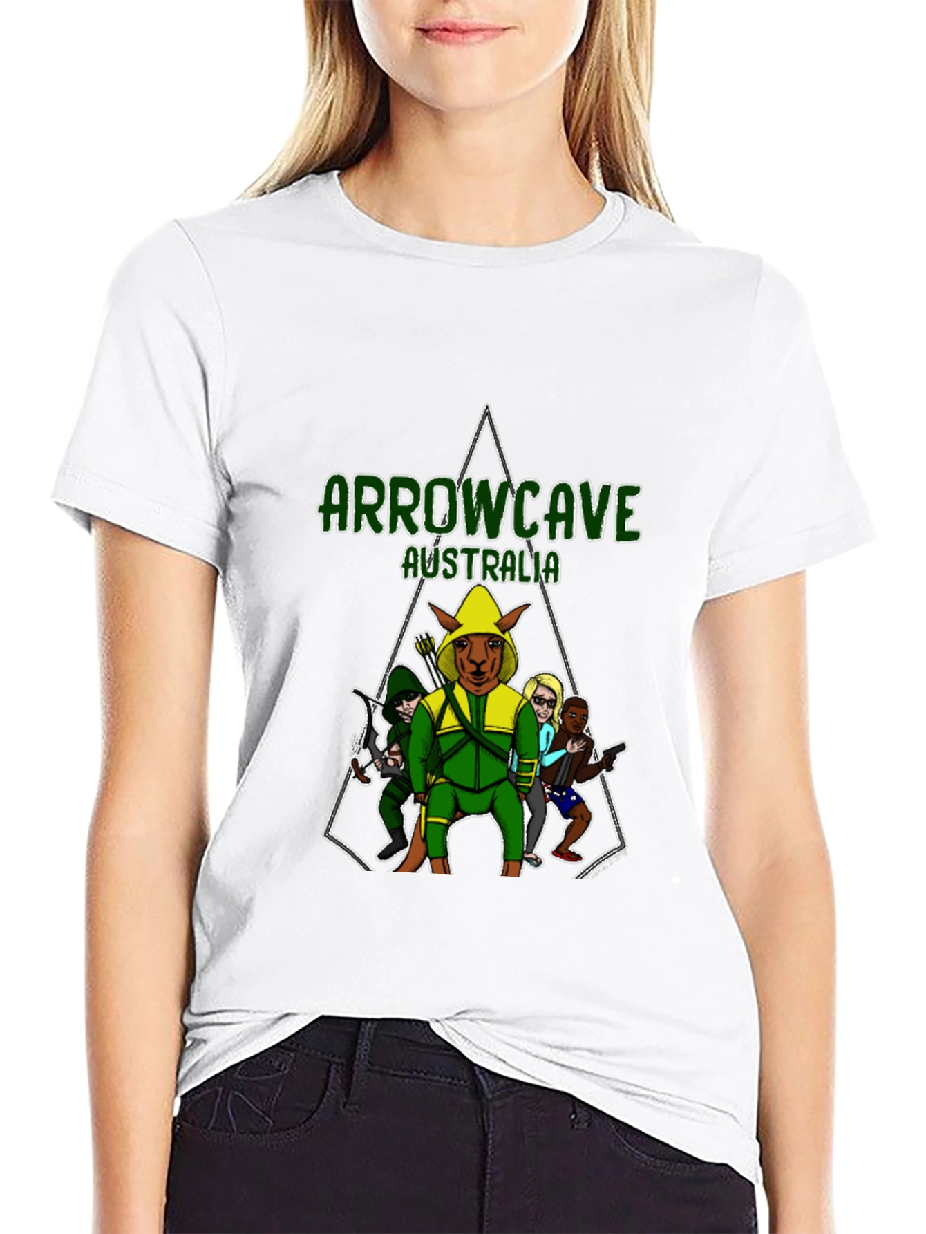 Arrowcave Australia T-Shirt - Novelty Graphic Tee