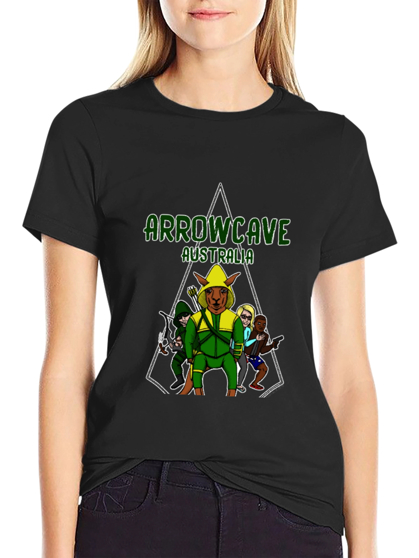 Arrowcave Australia T-Shirt - Novelty Graphic Tee