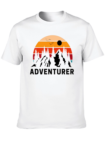 Adventurer Graphic Tee - Retro Outdoor Design