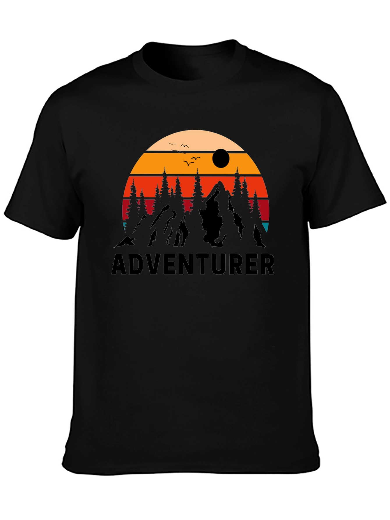 Adventurer Graphic Tee - Retro Outdoor Design