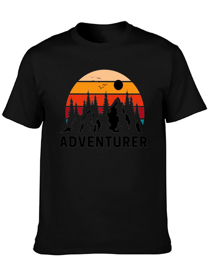 Adventurer Graphic Tee - Retro Outdoor Design