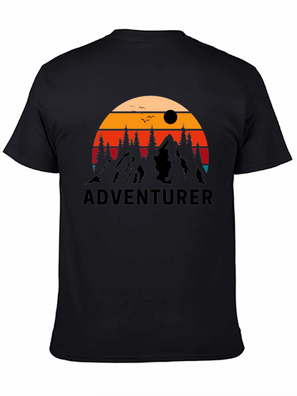 Adventurer Graphic Tee - Retro Outdoor Design