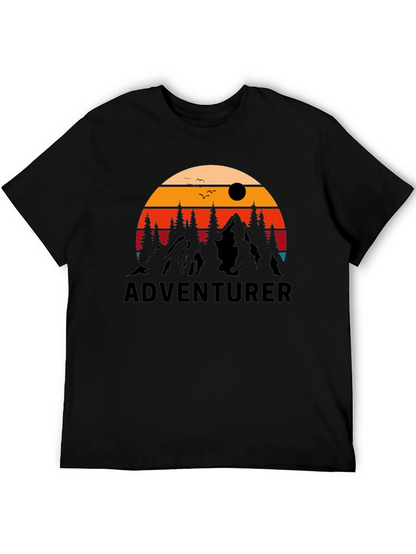 Adventurer Graphic Tee - Retro Outdoor Design