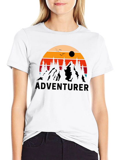 Adventurer Graphic Tee - Retro Outdoor Design