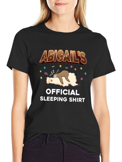 Abigails Official Sleeping Sloth Shirt