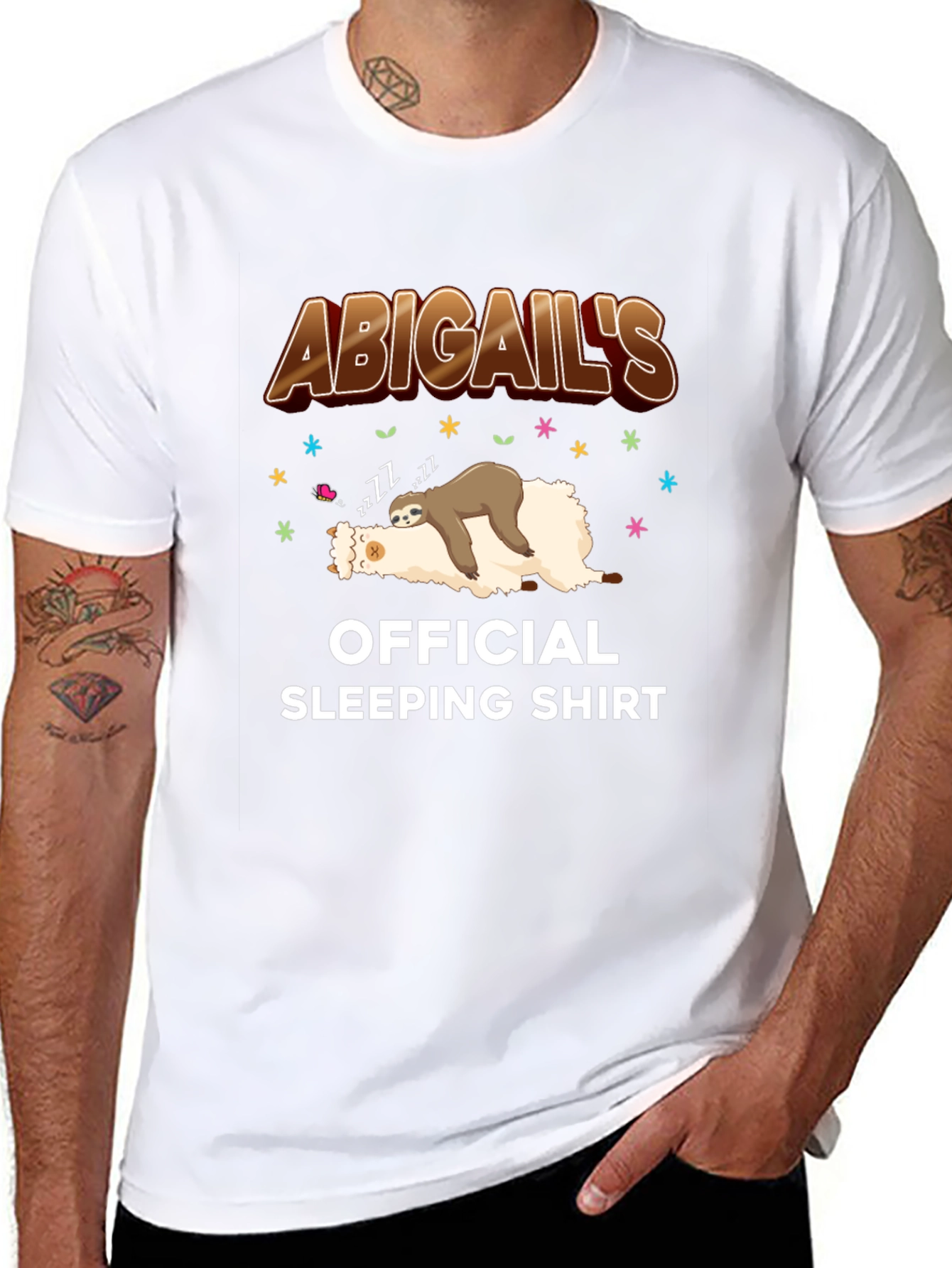 Abigails Official Sleeping Sloth Shirt