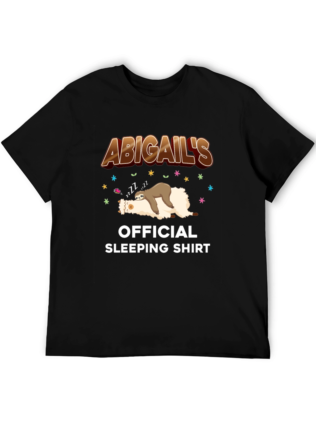 Abigails Official Sleeping Sloth Shirt