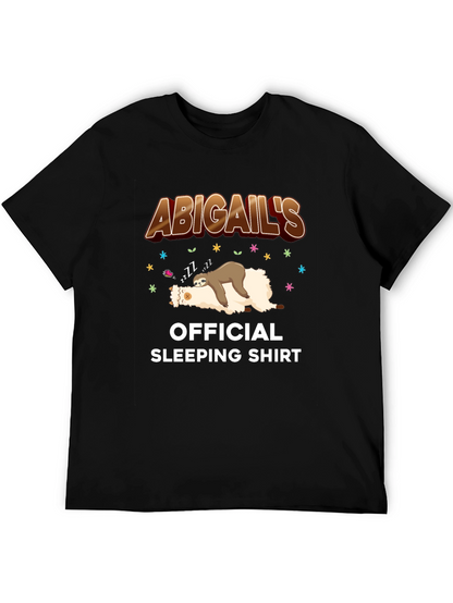 Abigails Official Sleeping Sloth Shirt