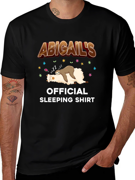 Abigails Official Sleeping Sloth Shirt