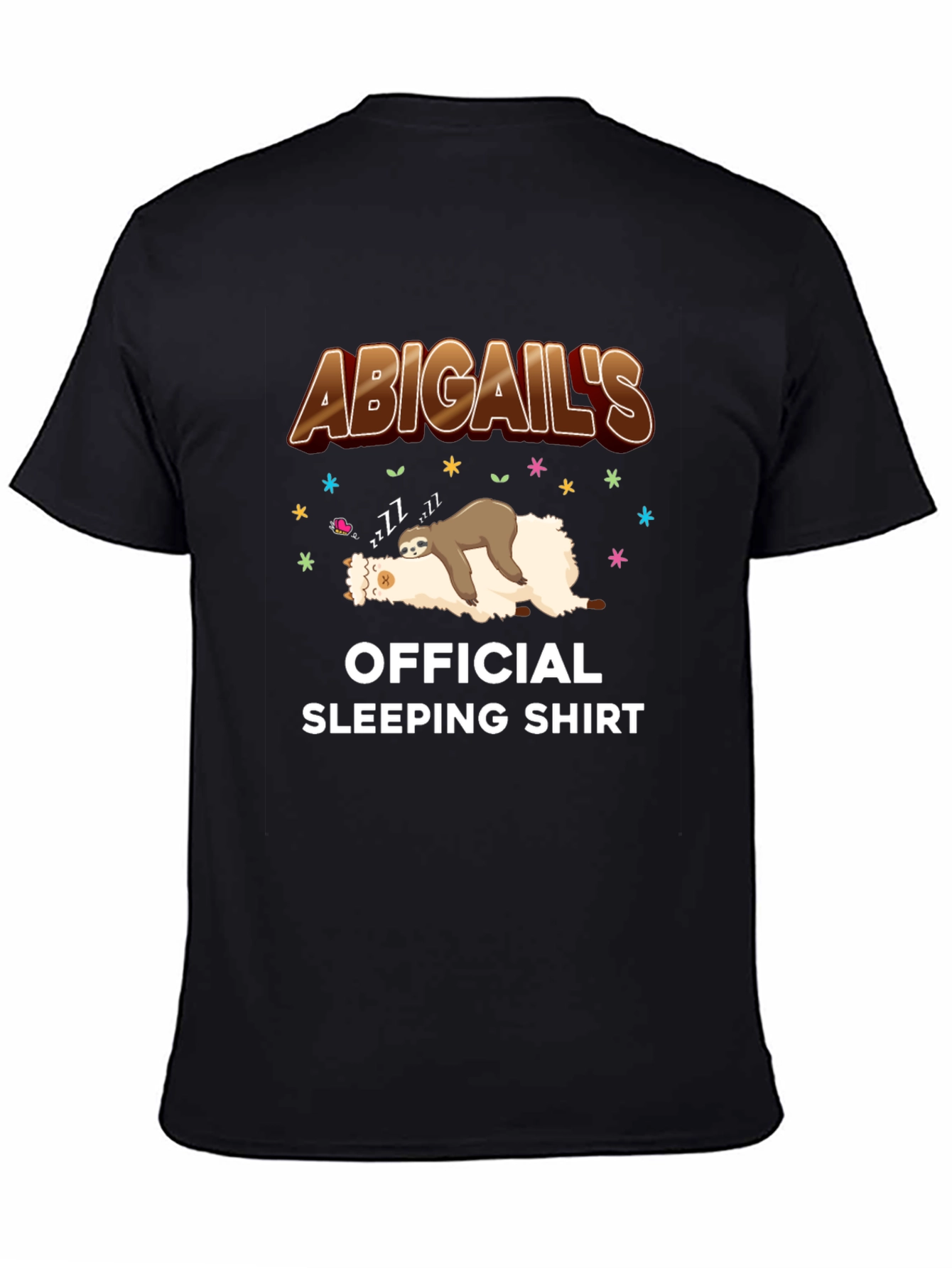 Abigails Official Sleeping Sloth Shirt