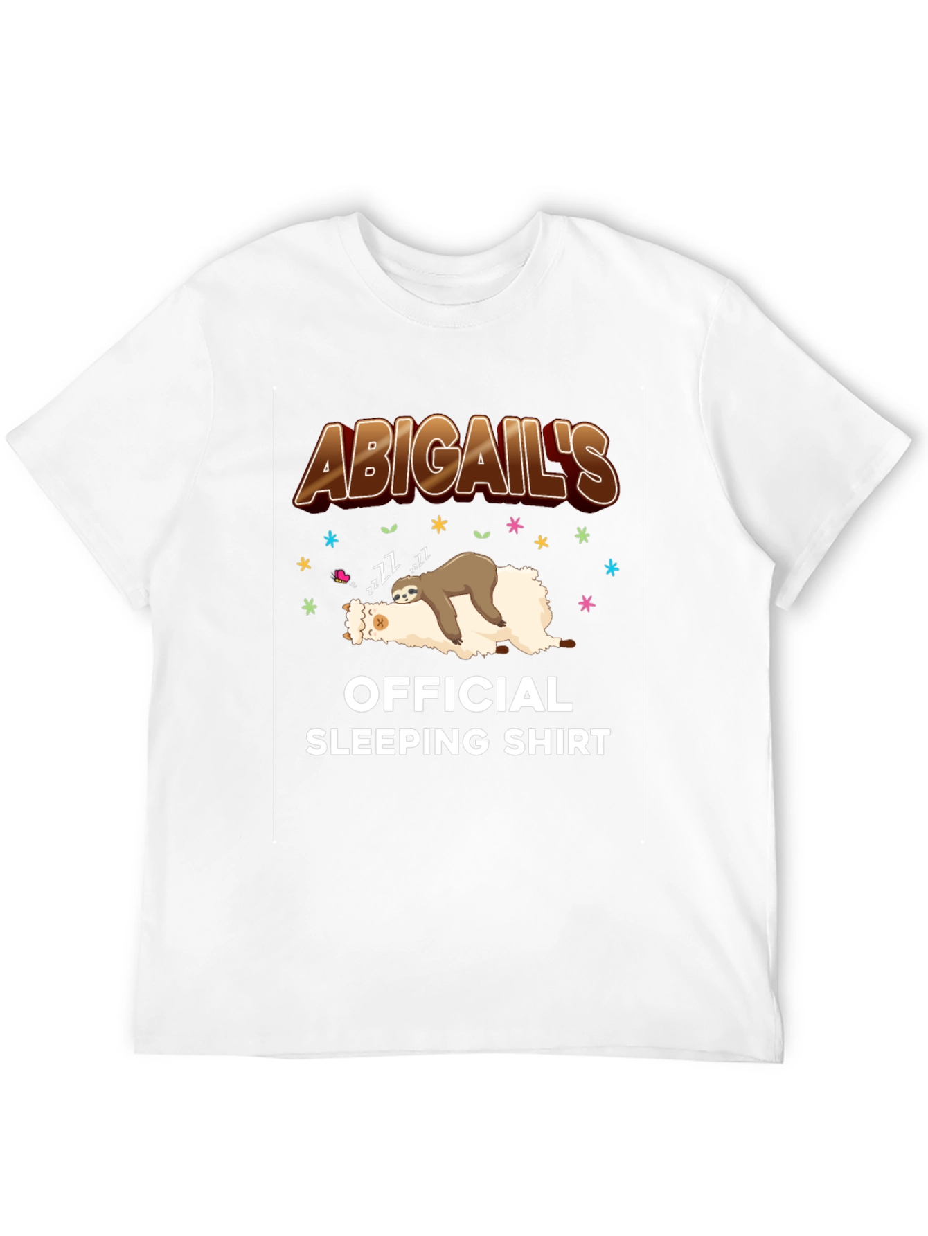 Abigails Official Sleeping Sloth Shirt