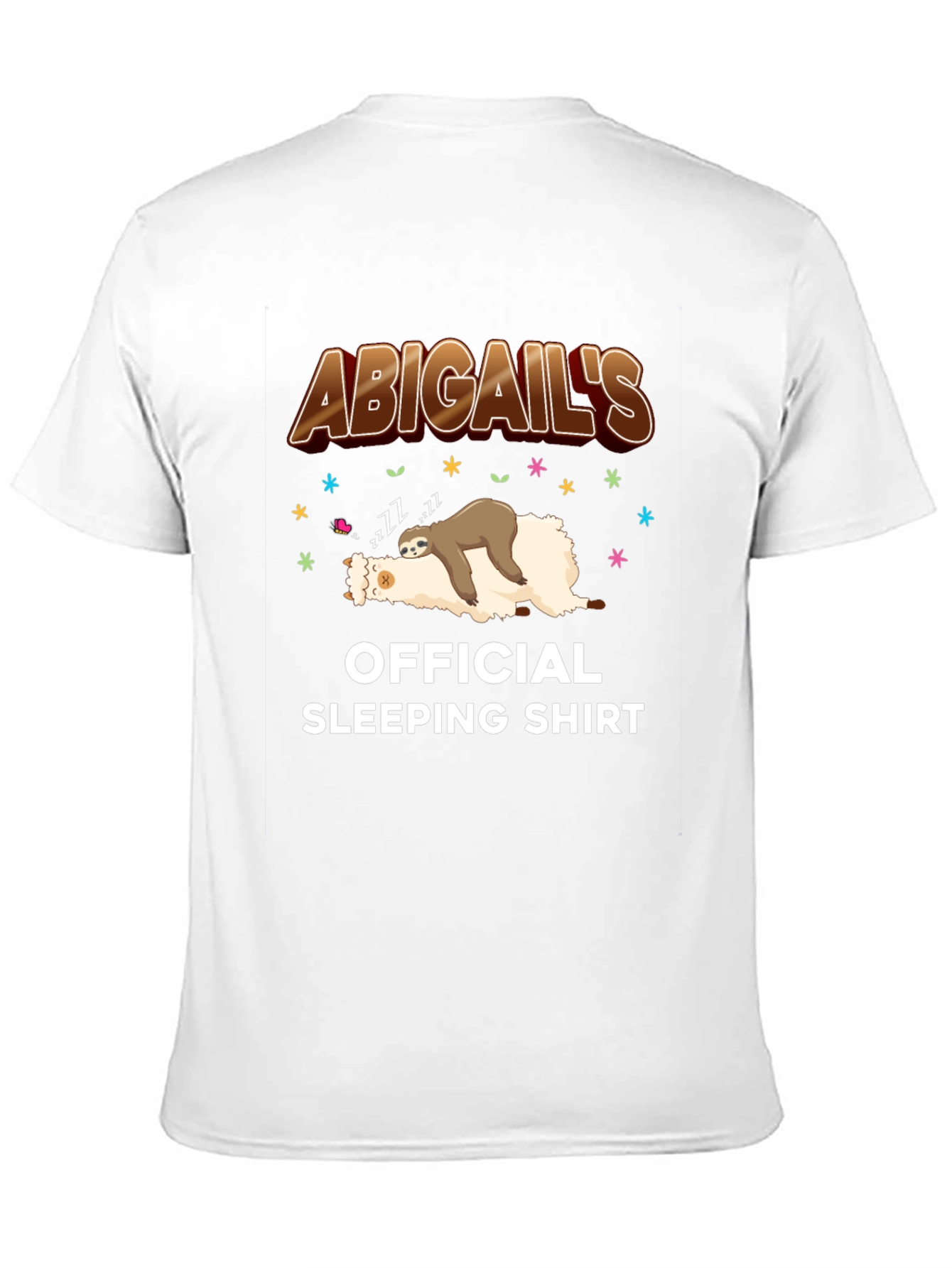 Abigails Official Sleeping Sloth Shirt