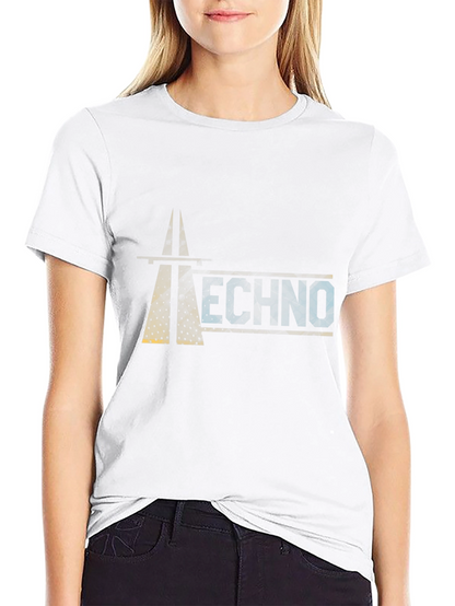 Techno Graphic Black T-Shirt