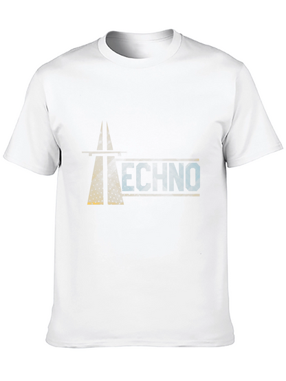 Techno Graphic Black T-Shirt