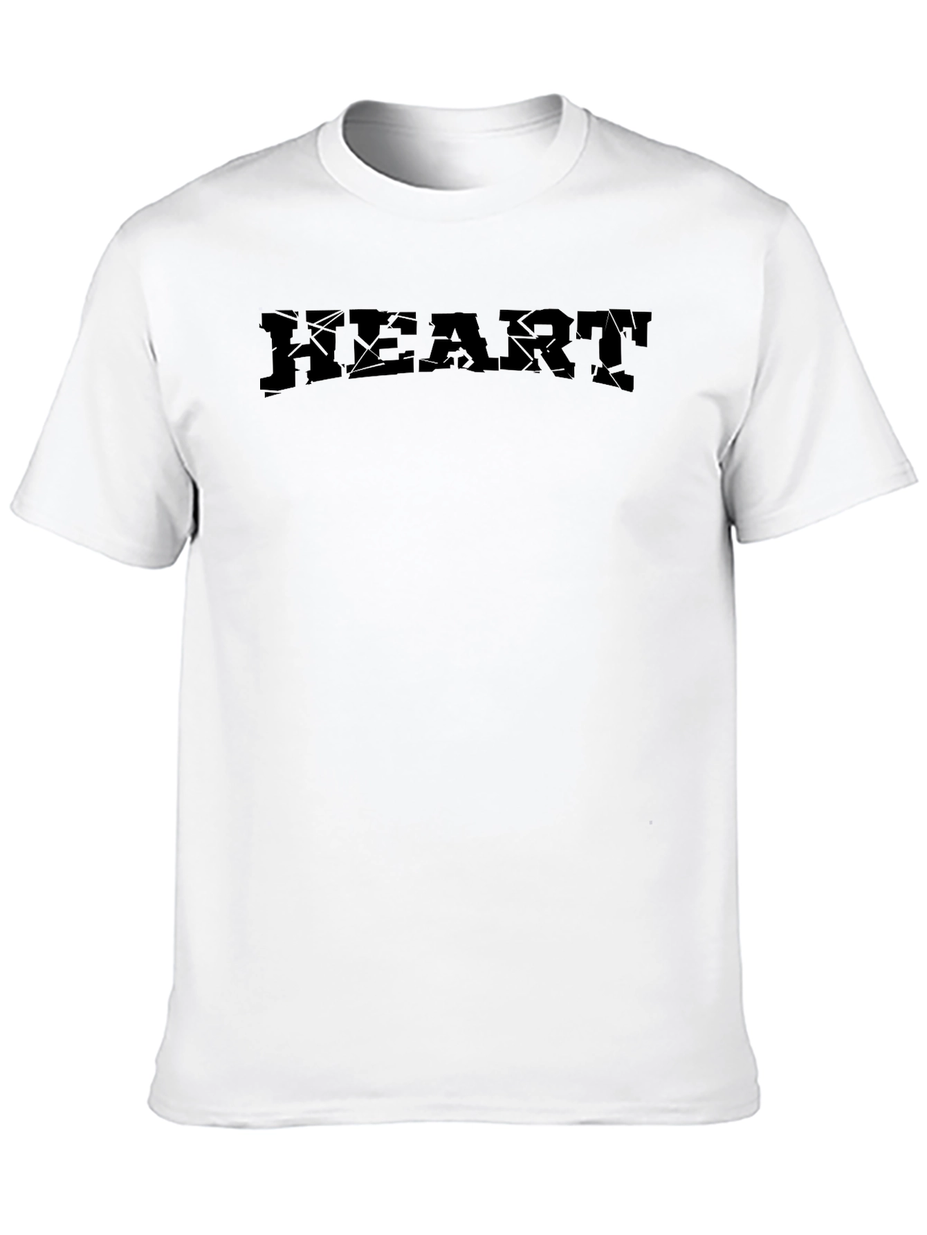 Black HEART Graphic T-Shirt