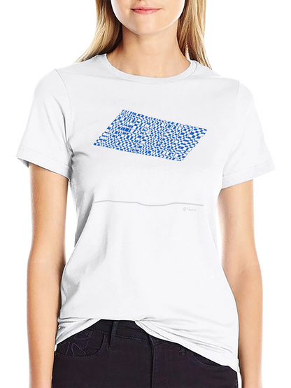 Abstract Geometric Graphic Black T-Shirt