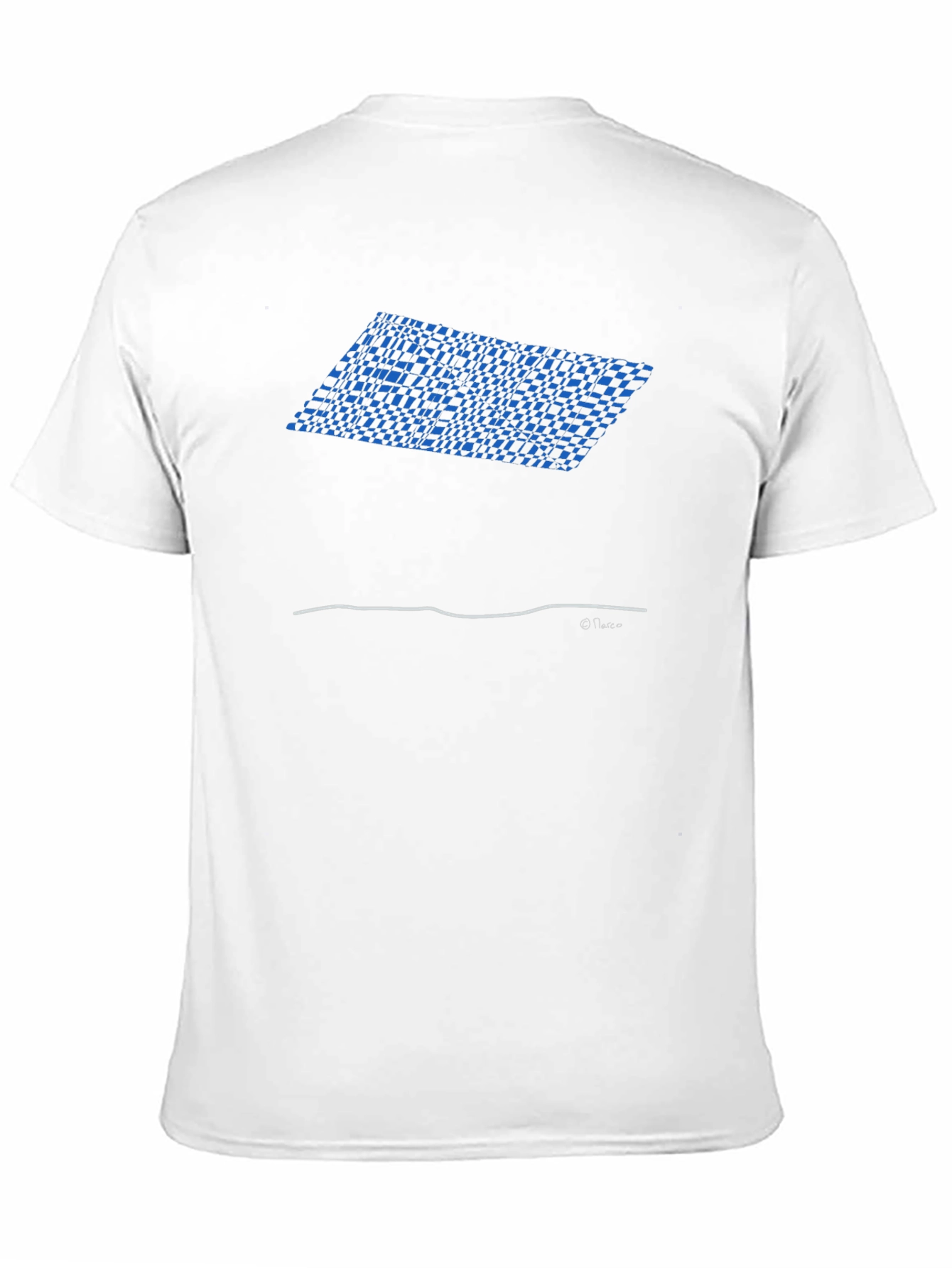 Abstract Geometric Graphic Black T-Shirt