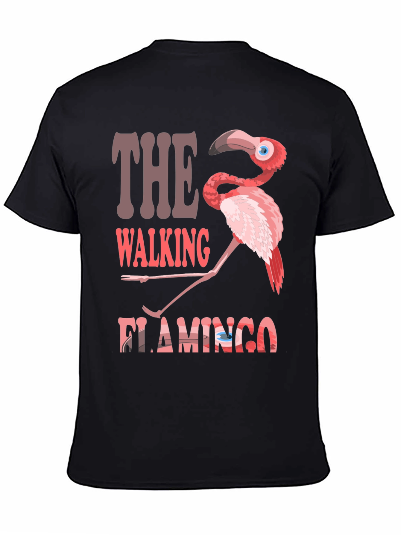 The Walking Flamingo Graphic T-Shirt
