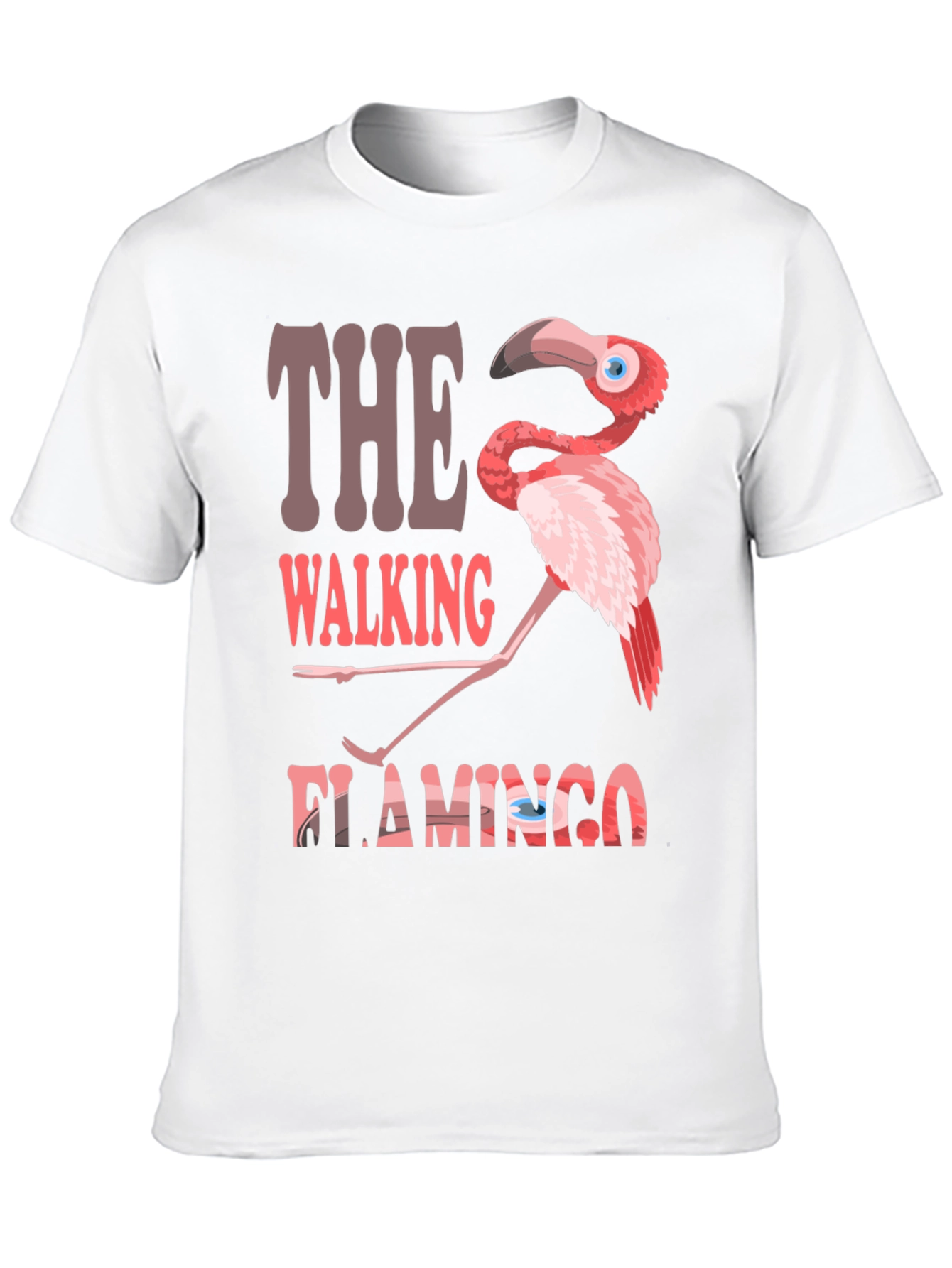 The Walking Flamingo Graphic T-Shirt