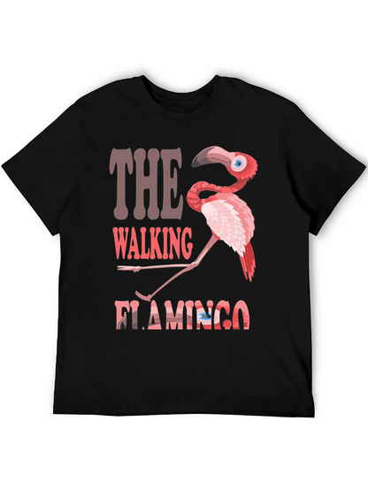 The Walking Flamingo Graphic T-Shirt