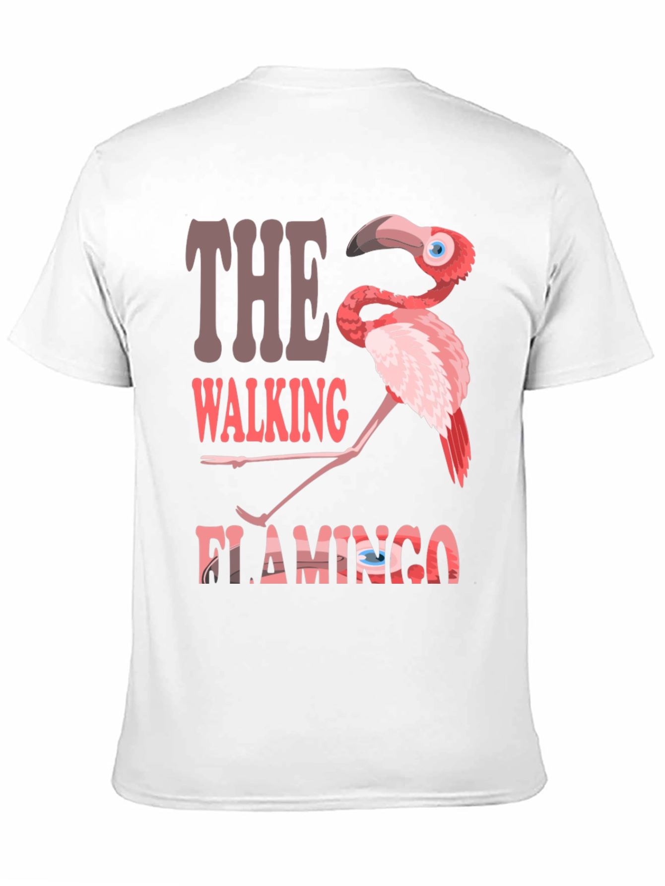 The Walking Flamingo Graphic T-Shirt