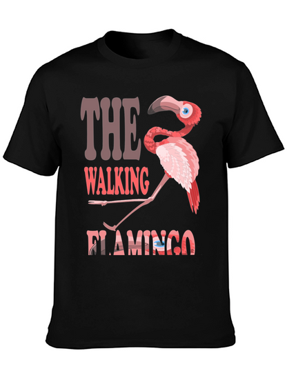 The Walking Flamingo Graphic T-Shirt