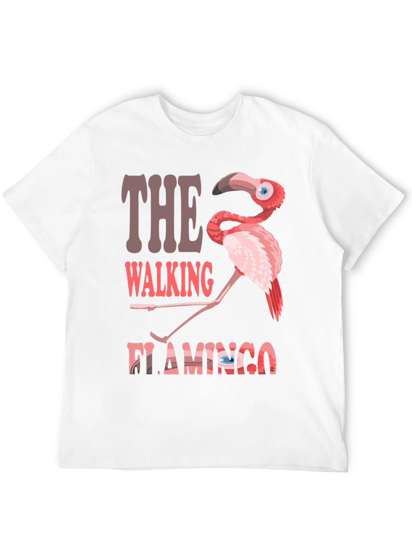 The Walking Flamingo Graphic T-Shirt