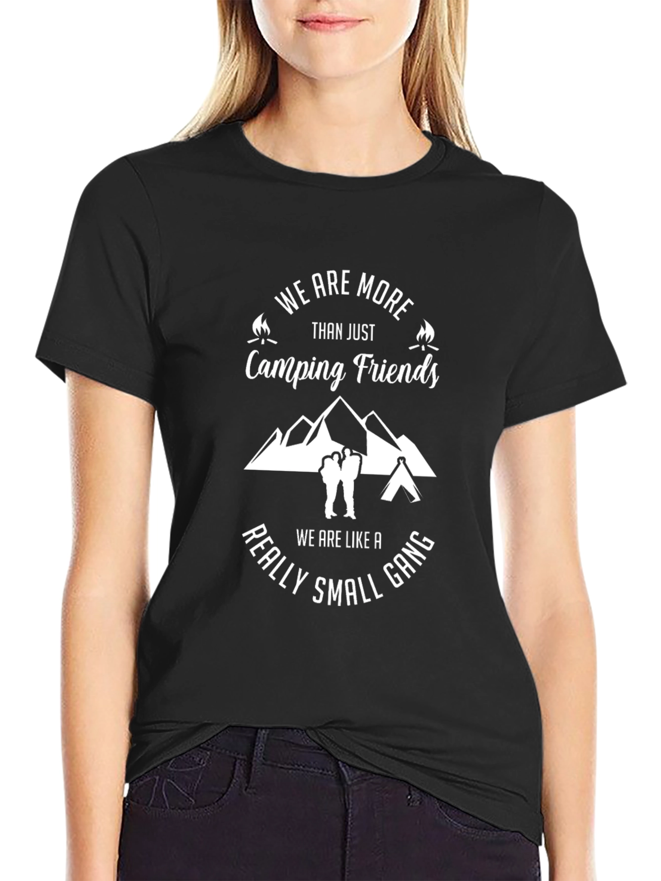 Camping Friends Graphic Tee - Small Gang Edition