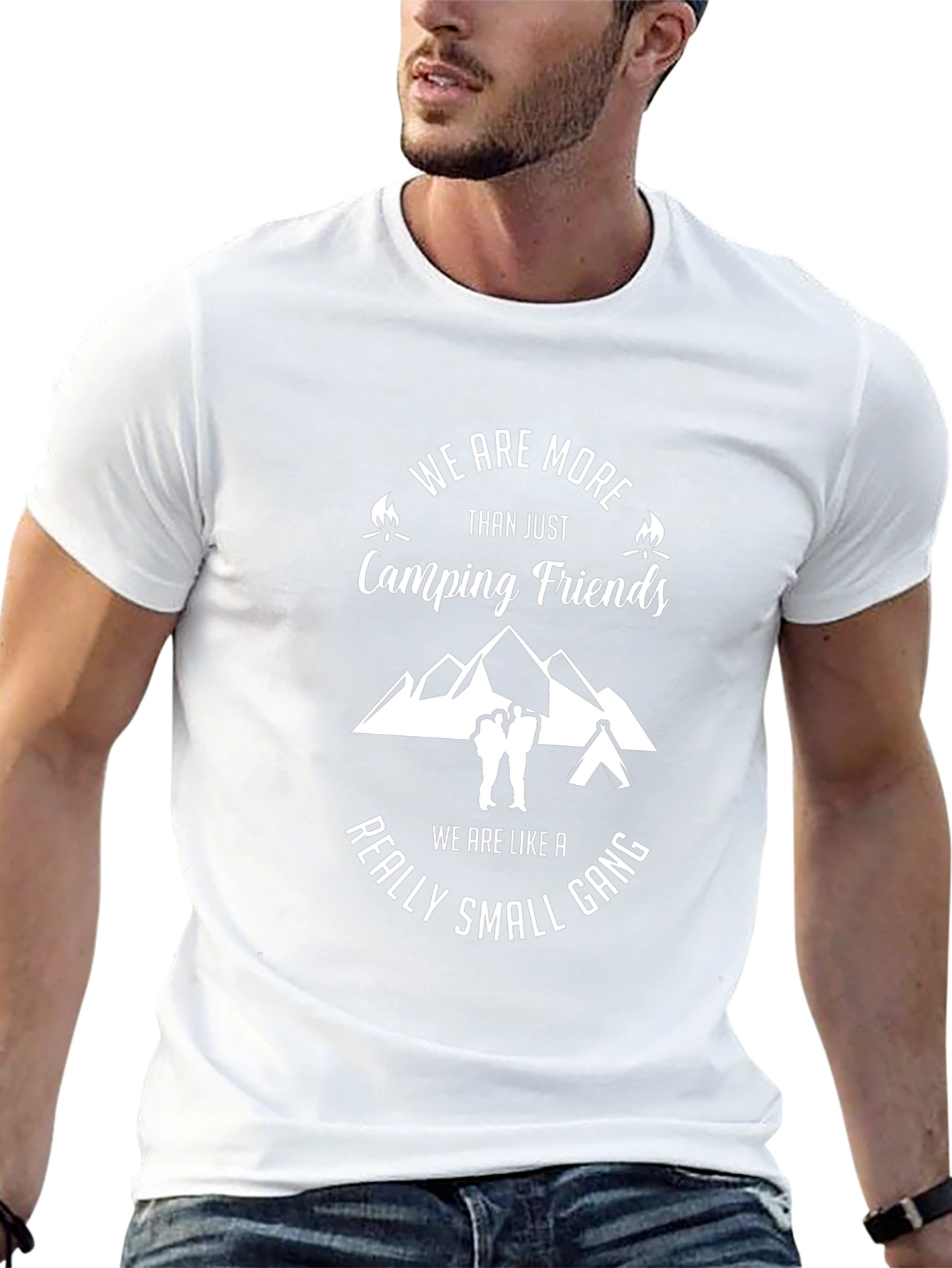 Camping Friends Graphic Tee - Small Gang Edition